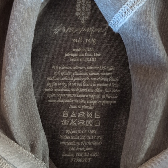 Gray Lightweight Pullover with Subtle Ribbing - Picture 16 of 17